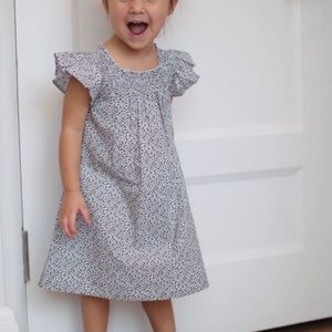 Something navy toddler dress